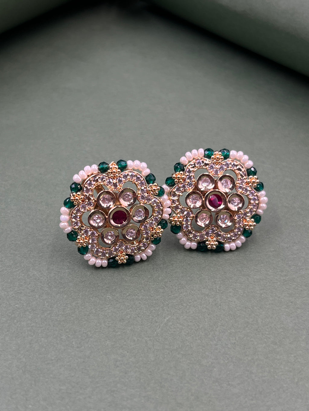 Sitara Shine Mozonite Earrings