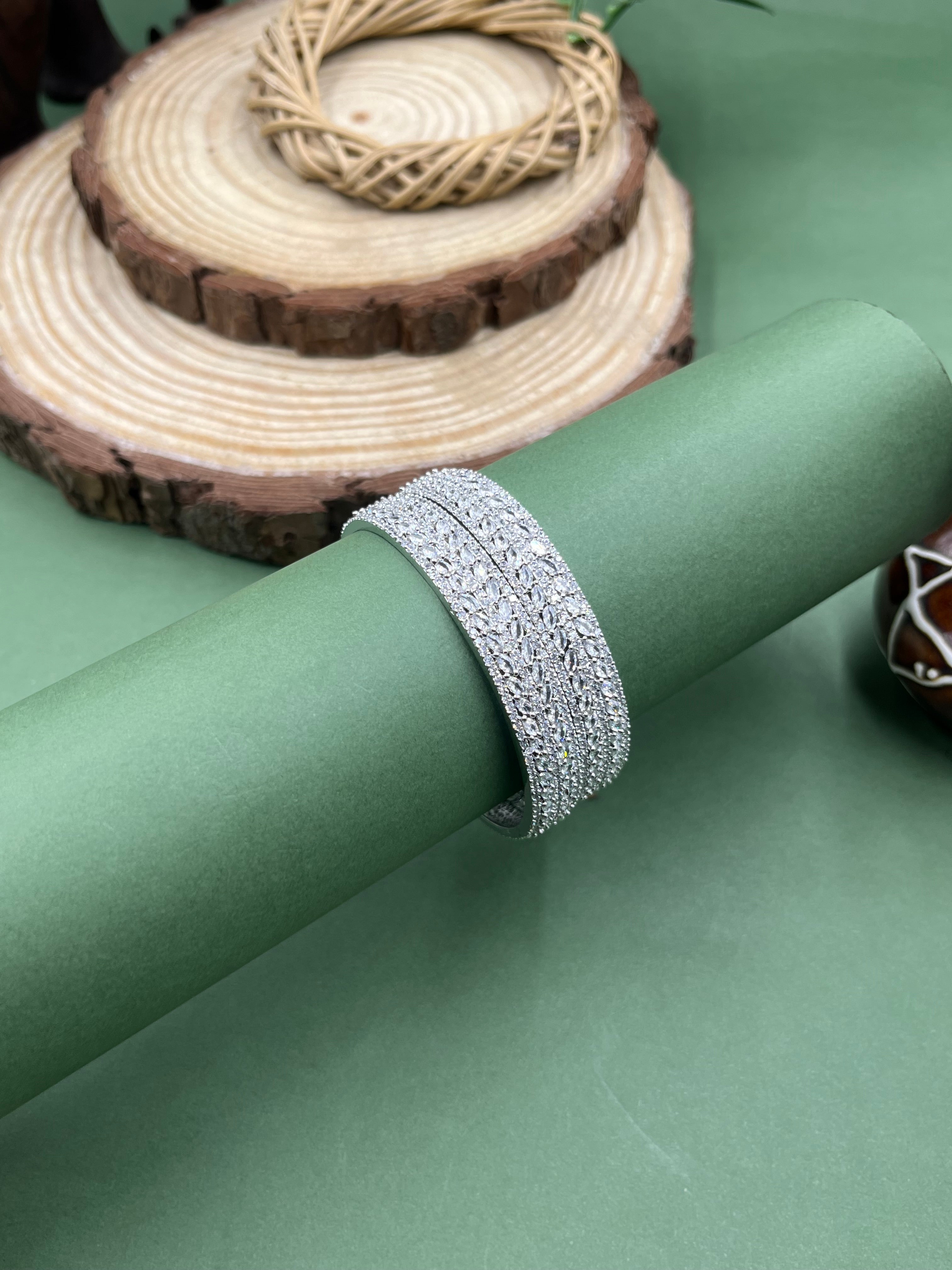 Evara Mesh AD Bangle Set