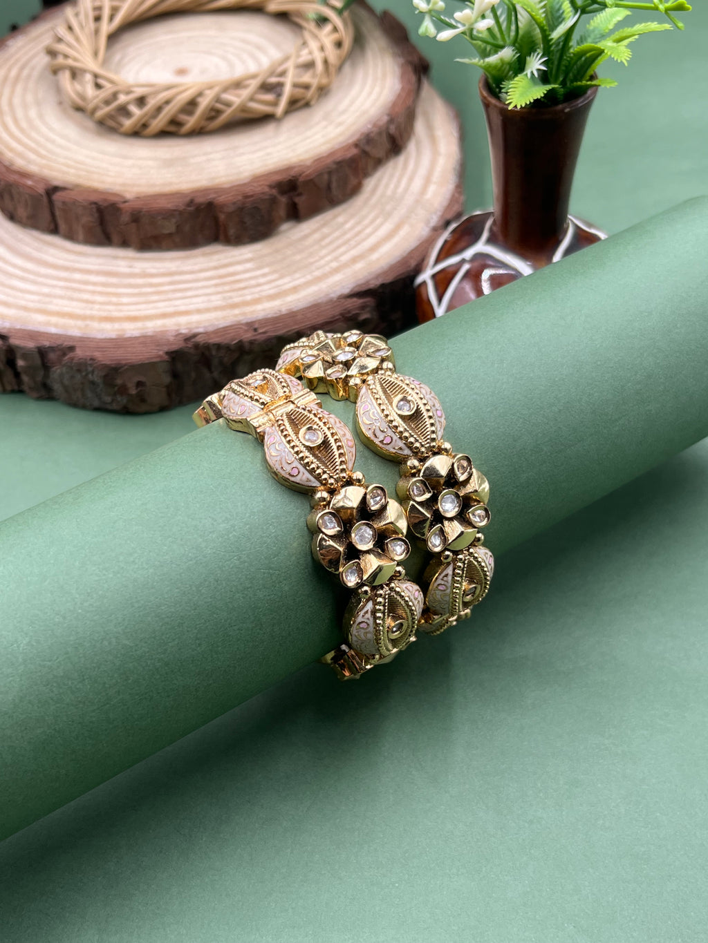 Elvra Moissanite Bangles