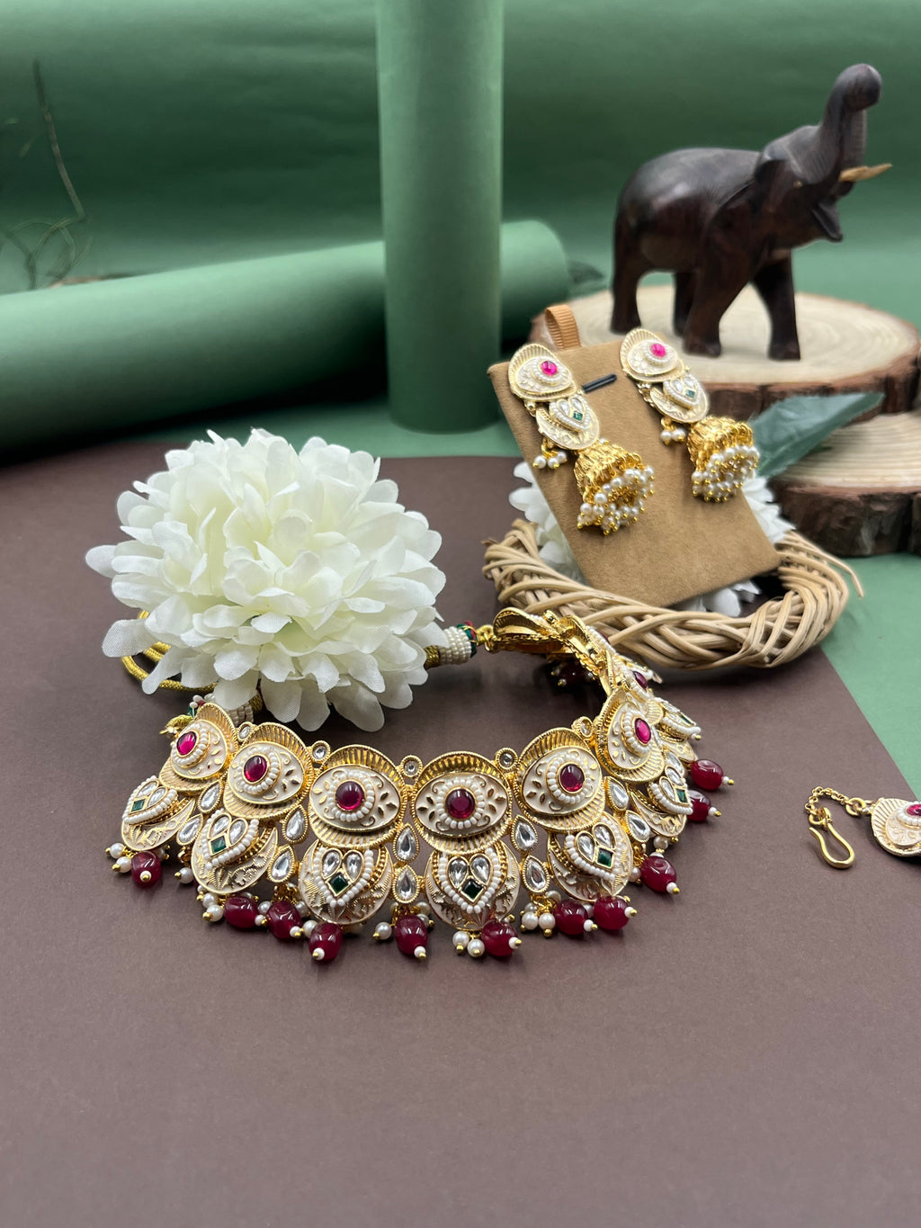 Rajwada Noor Choker Set