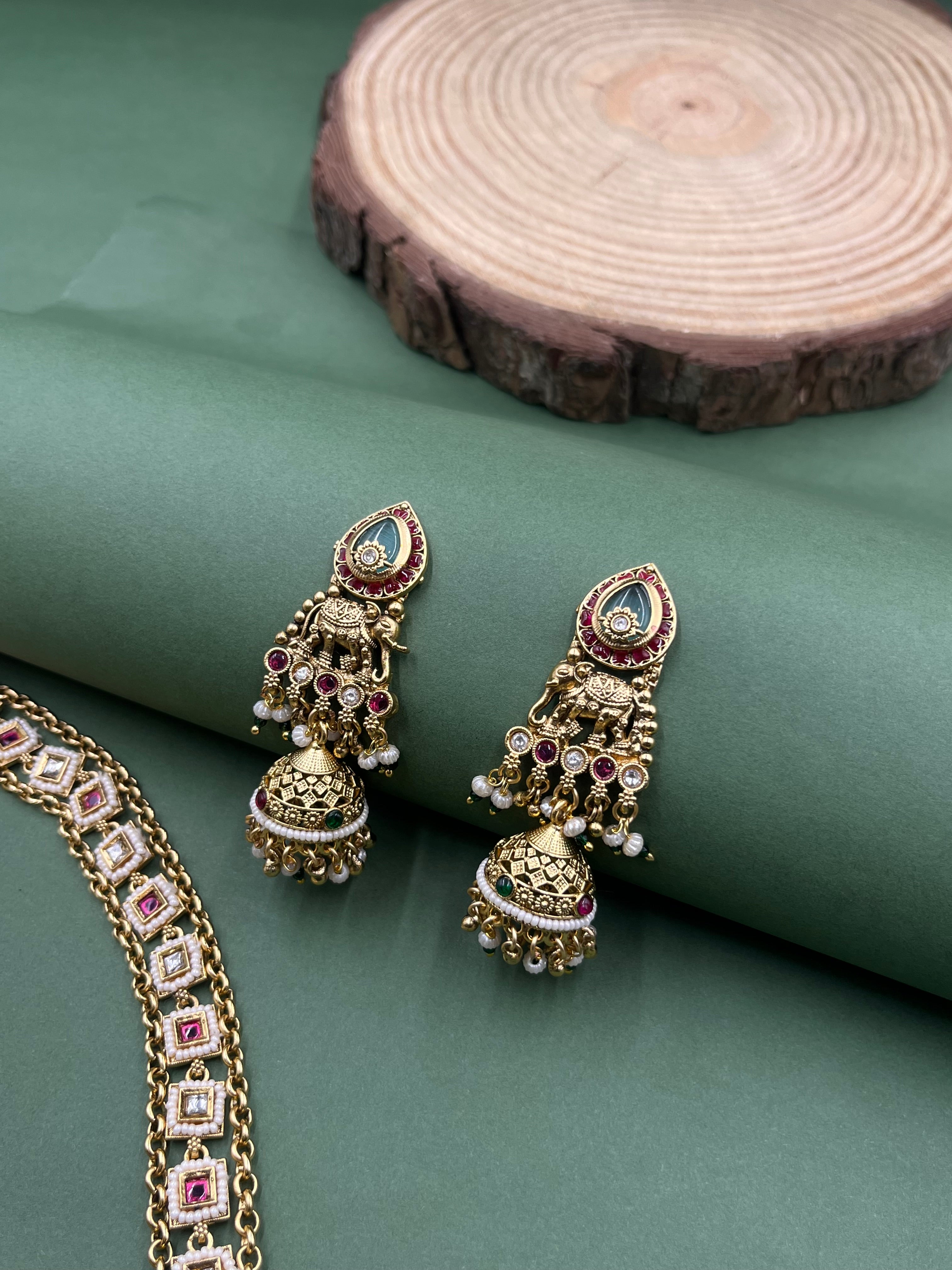 Heer Mahal Heritage Long
Necklace