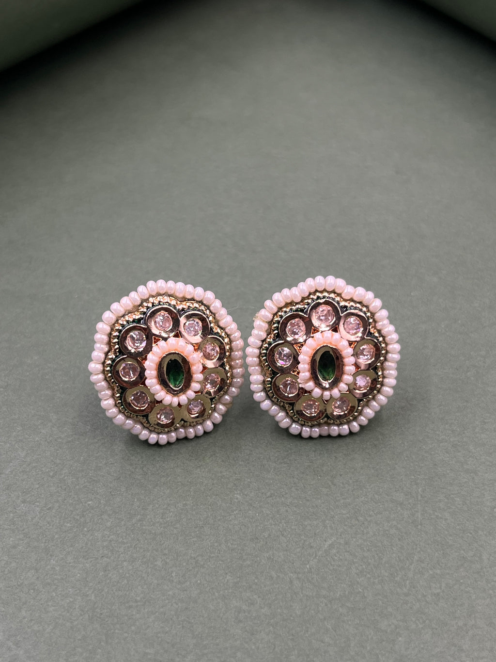 Myra Shine Mozonite Earrings