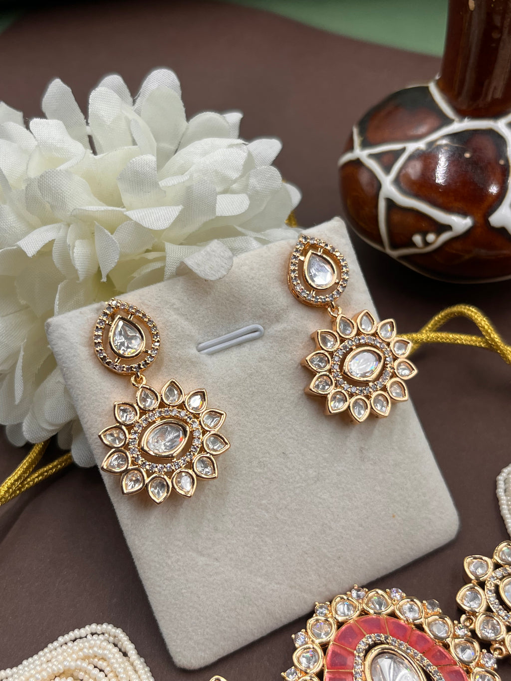 Celeste Pearl Moissanite Set