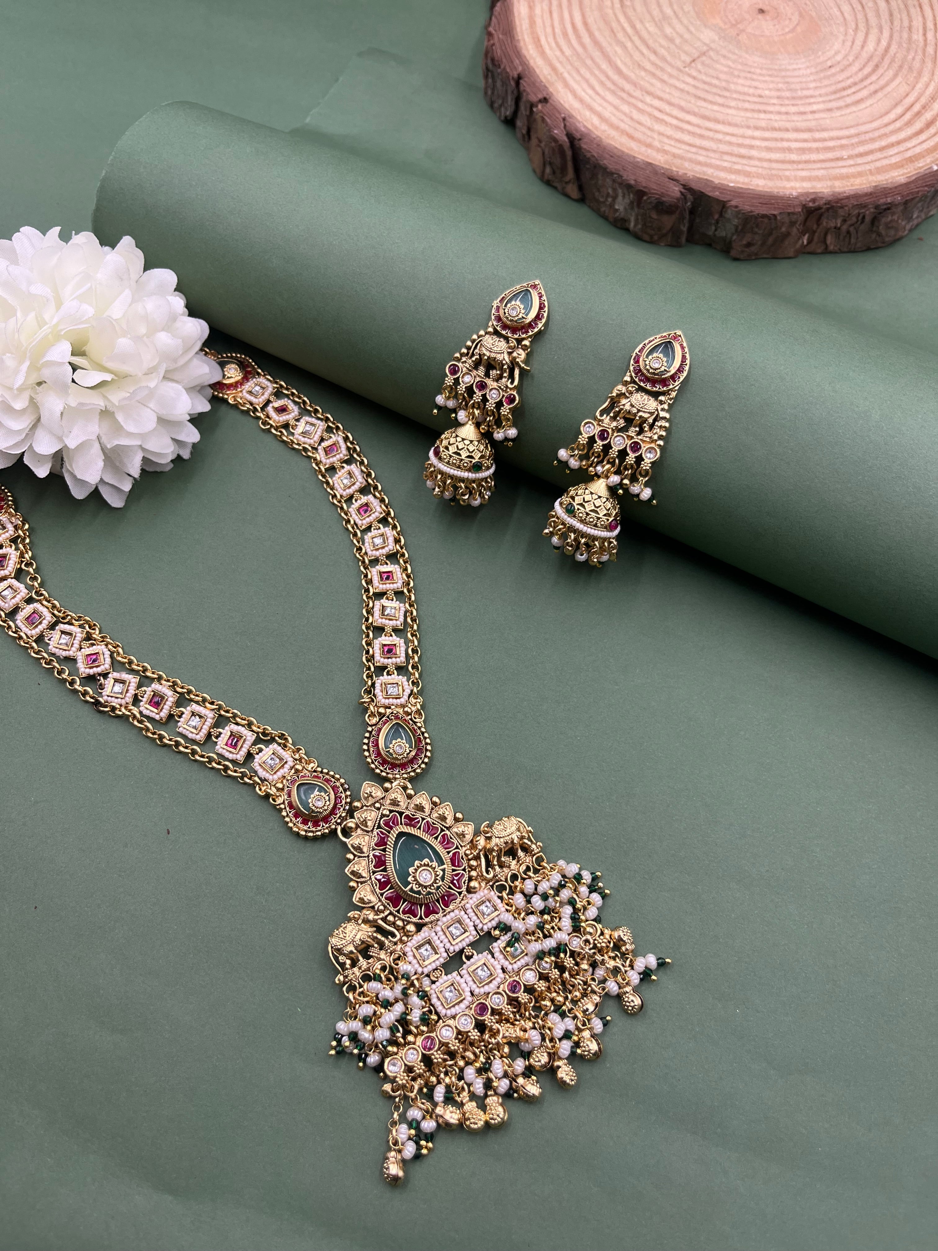 Heer Mahal Heritage Long
Necklace