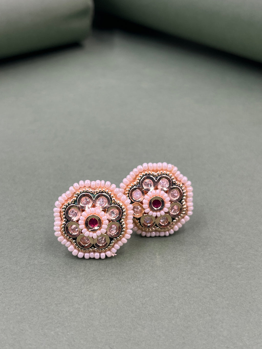 Zoya Pearl Mozonite Earrings