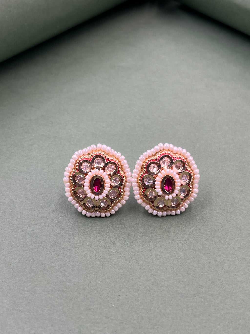 Myra Shine Mozonite Earrings