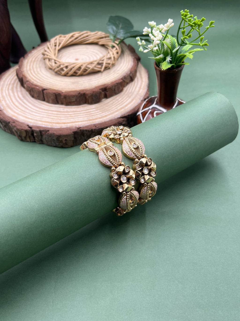Elvra Moissanite Bangles