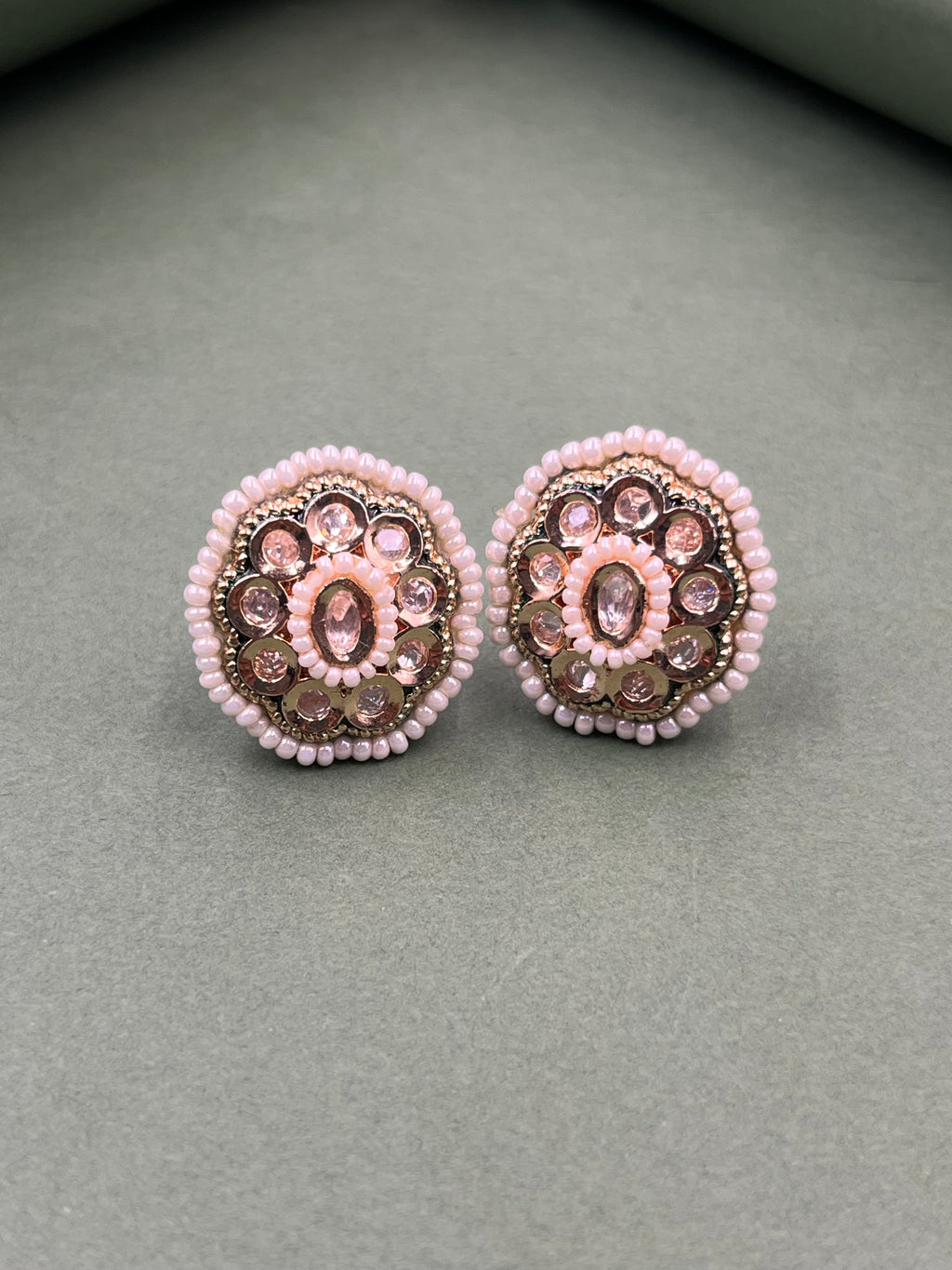 Myra Shine Mozonite Earrings