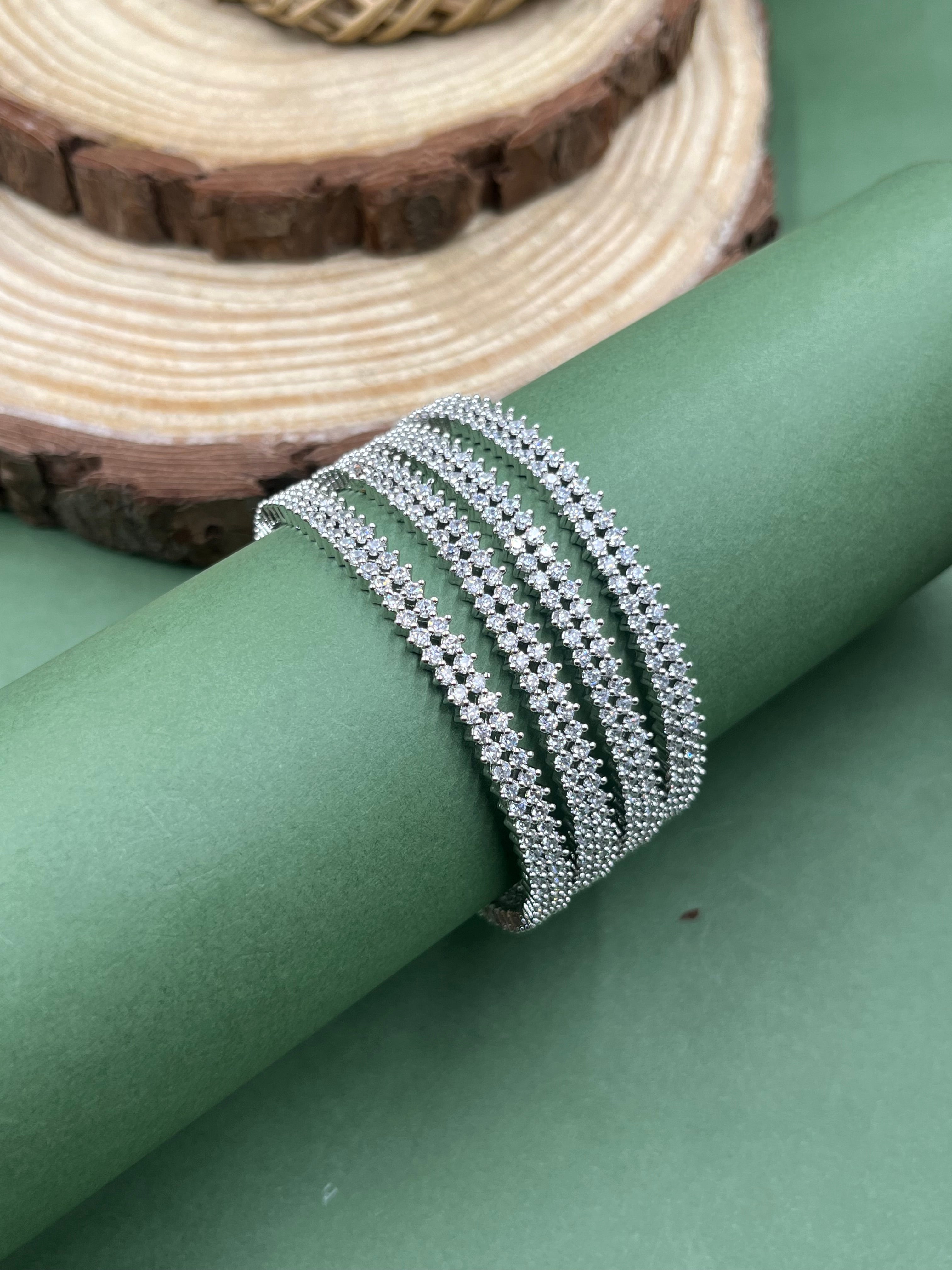 Nyara Grid AD Bangle Set