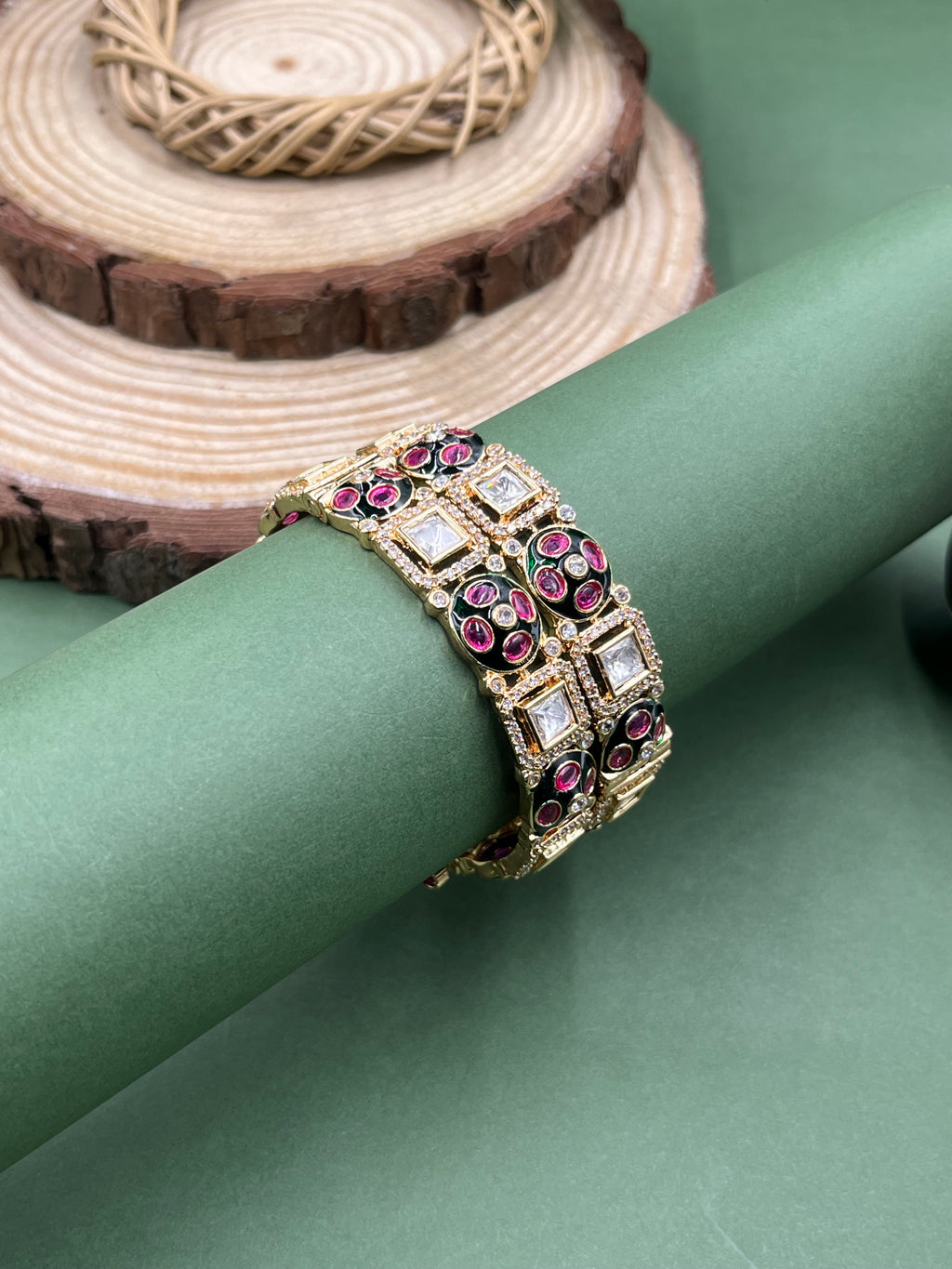 Auralis Moissanite Shine Bangles