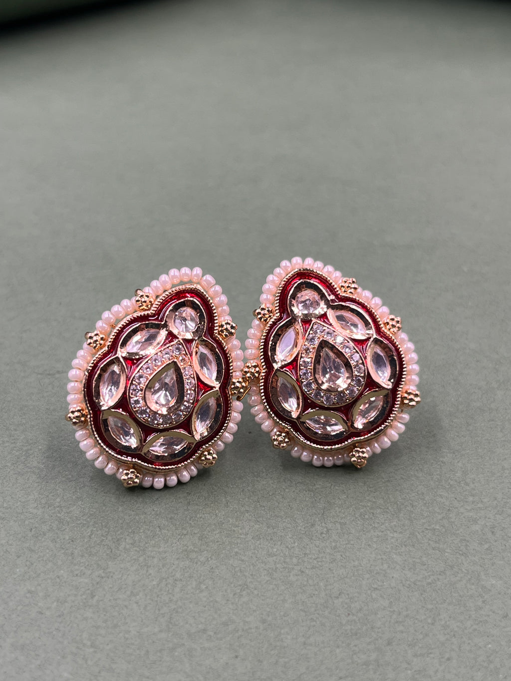 Noor Drop Mozonite Earrings