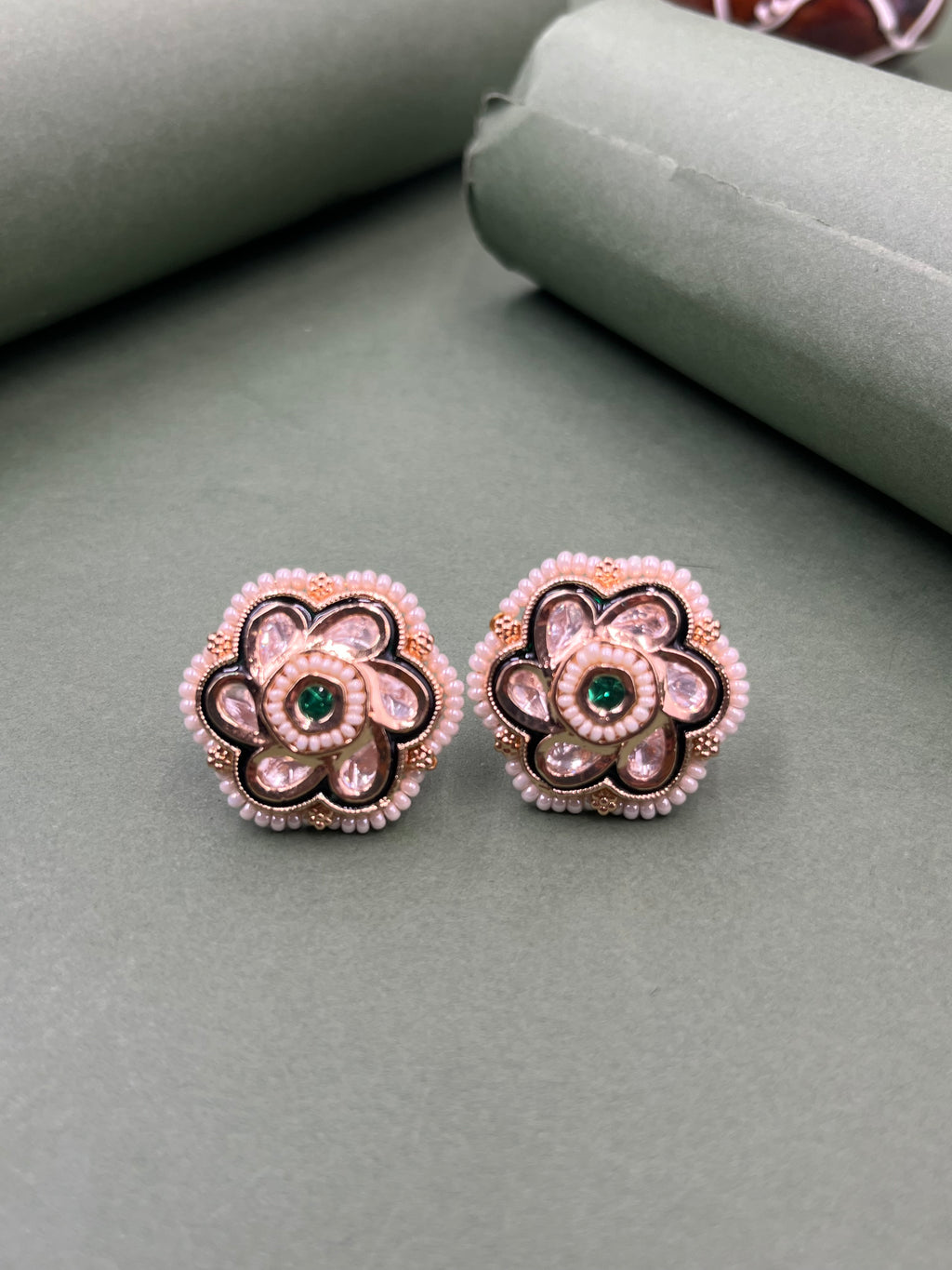 Amaira Soft Glow Mozonite Earrings