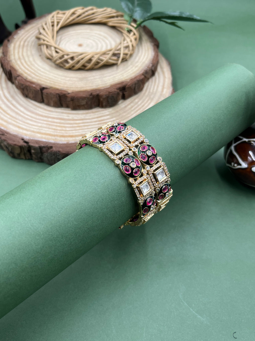 Auralis Moissanite Shine Bangles
