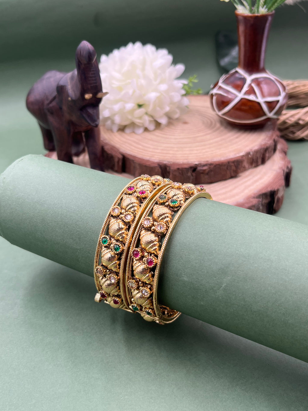 Koshika Kalash Bangle Set