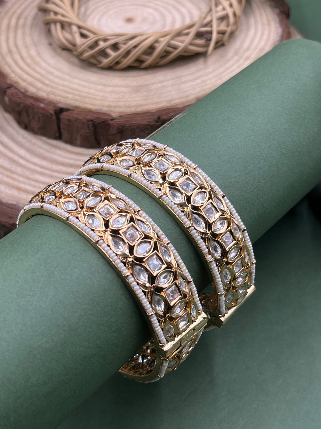 Klyra Moissanite Shine Bangles
