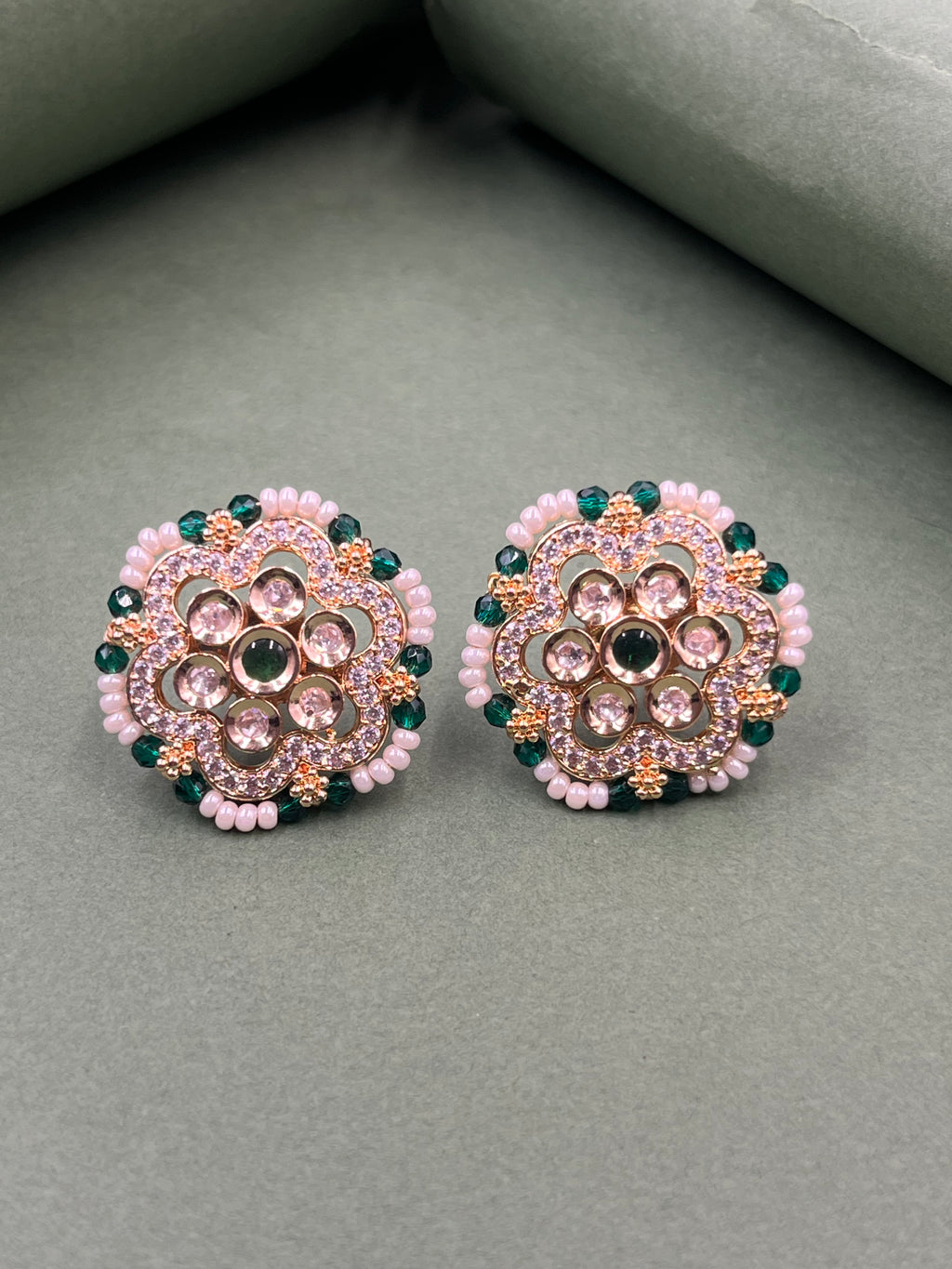 Sitara Shine Mozonite Earrings