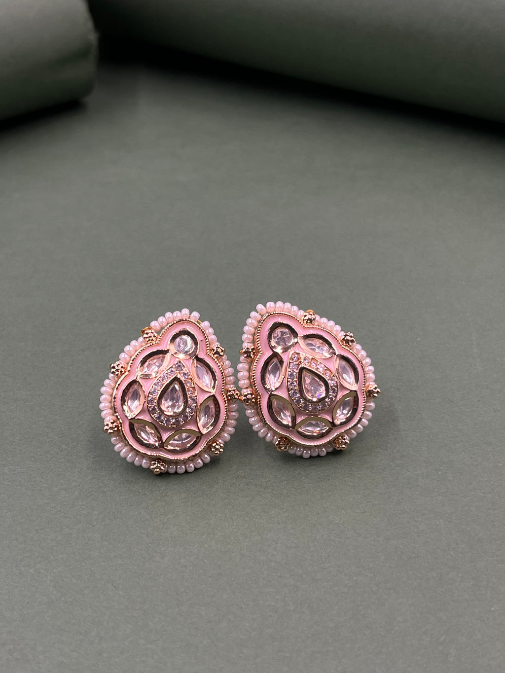 Noor Drop Mozonite Earrings