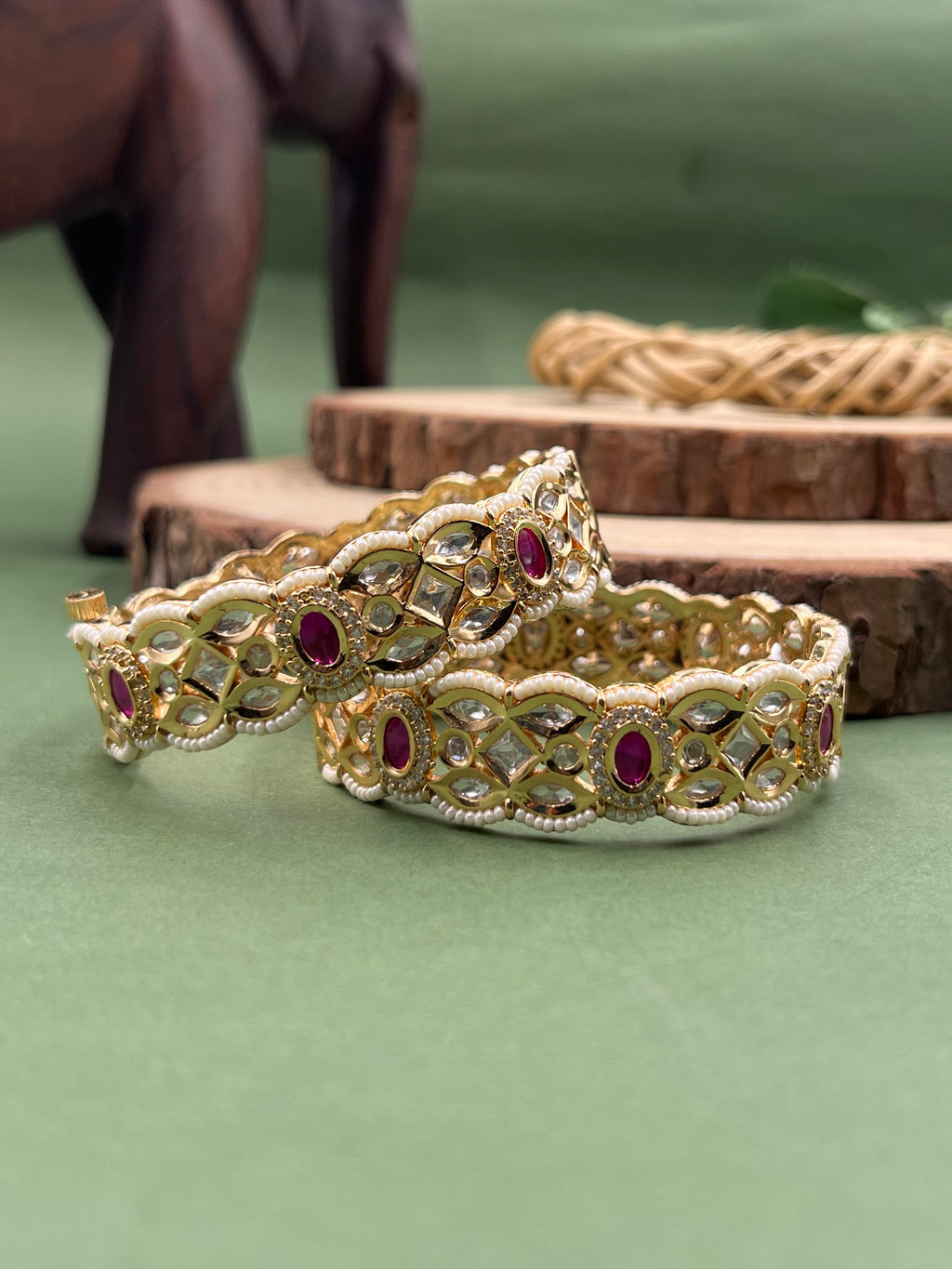 Elira Moissanite Spark Bangles