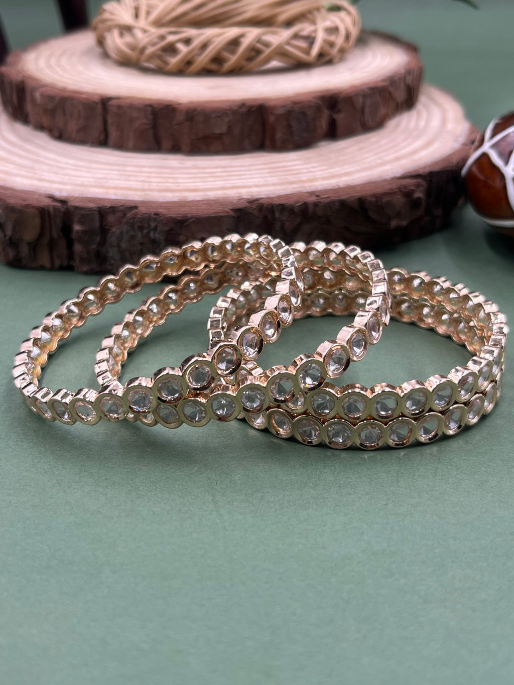 Arvée Moissanite Spark Bangles