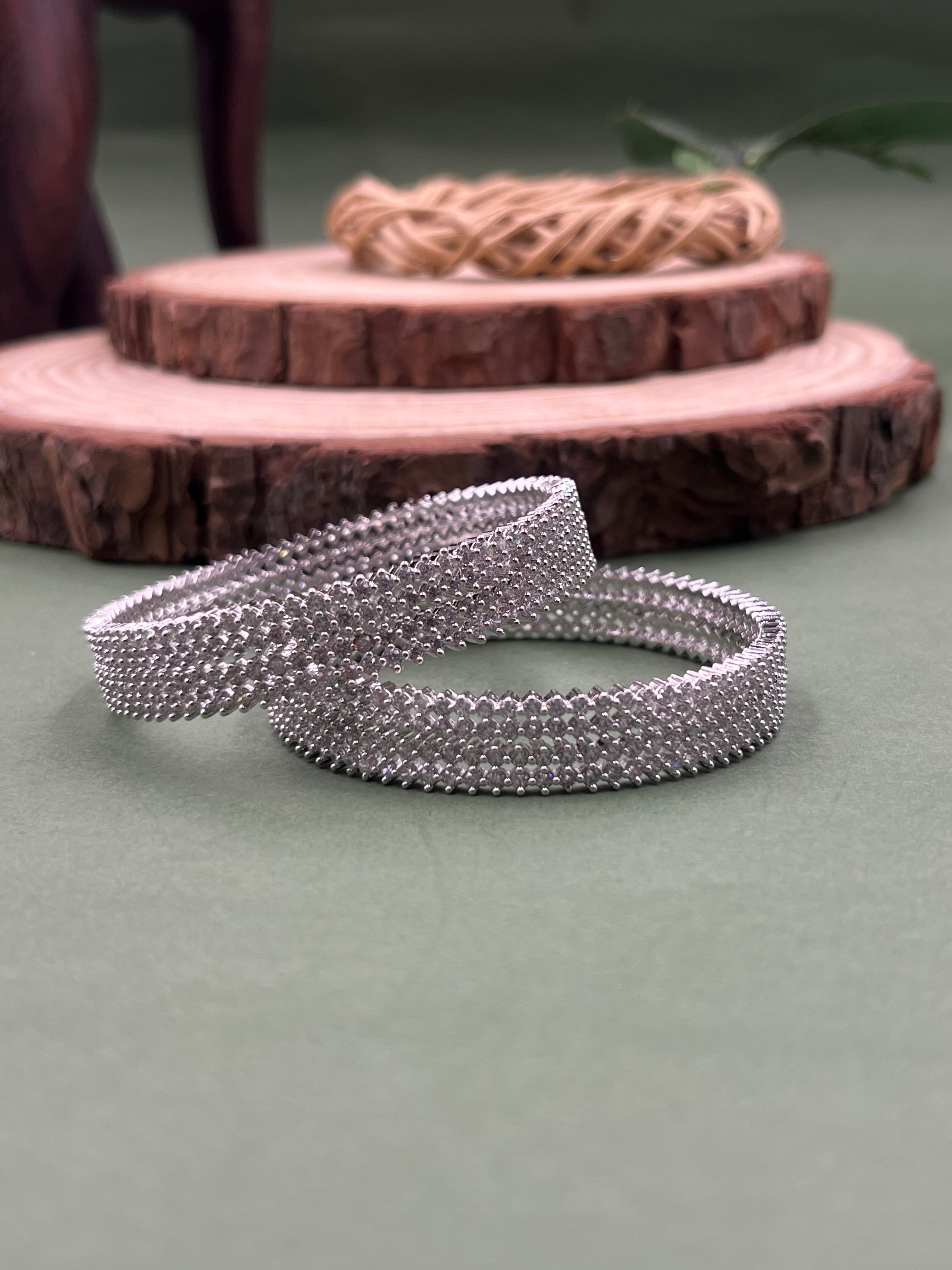 Nyara Grid AD Bangle Set
