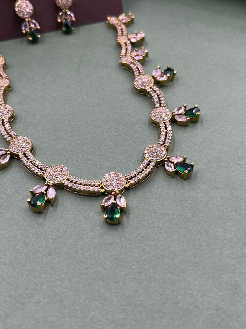 Aurea Emerald Necklace Set
