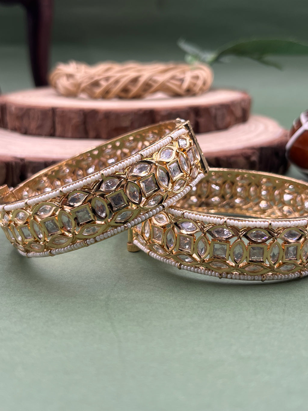Klyra Moissanite Shine Bangles