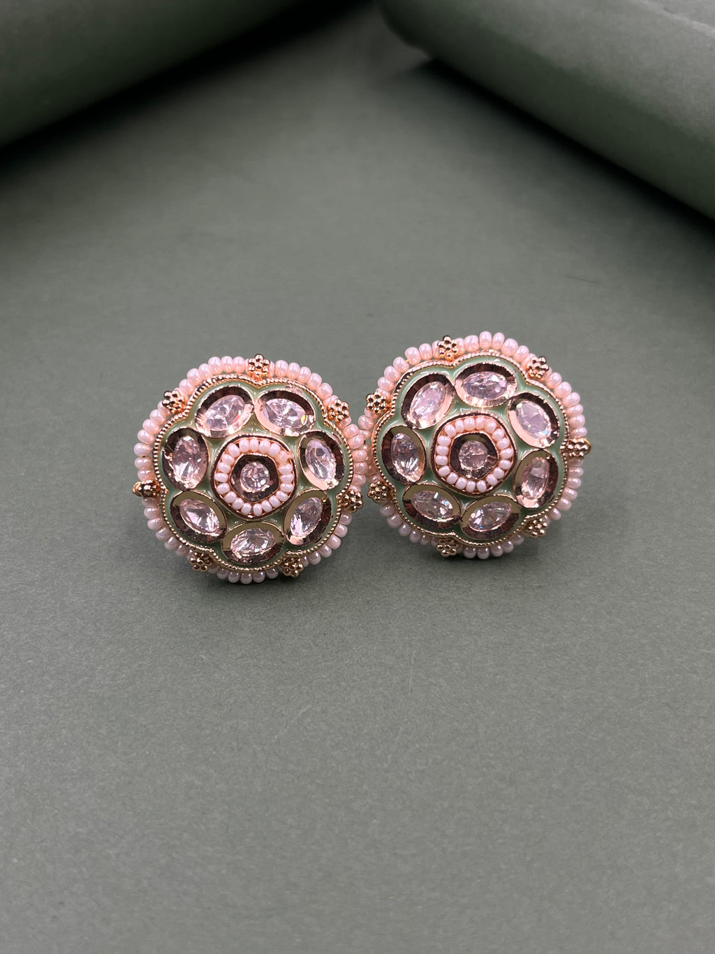 Kaira Teardrop Mozonite Earrings