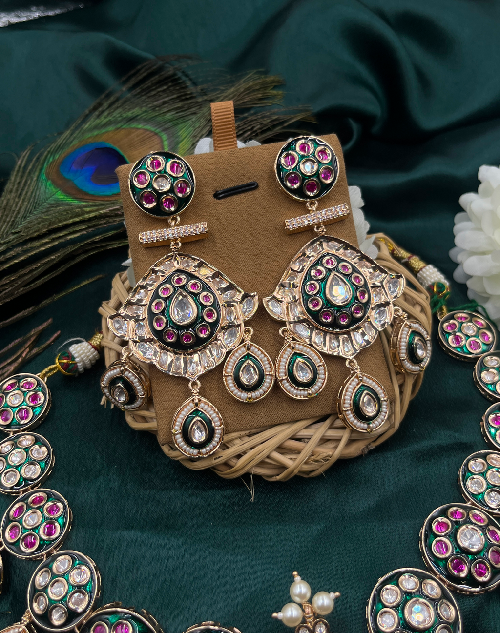 Meherbaan Moissanite Bridal Set