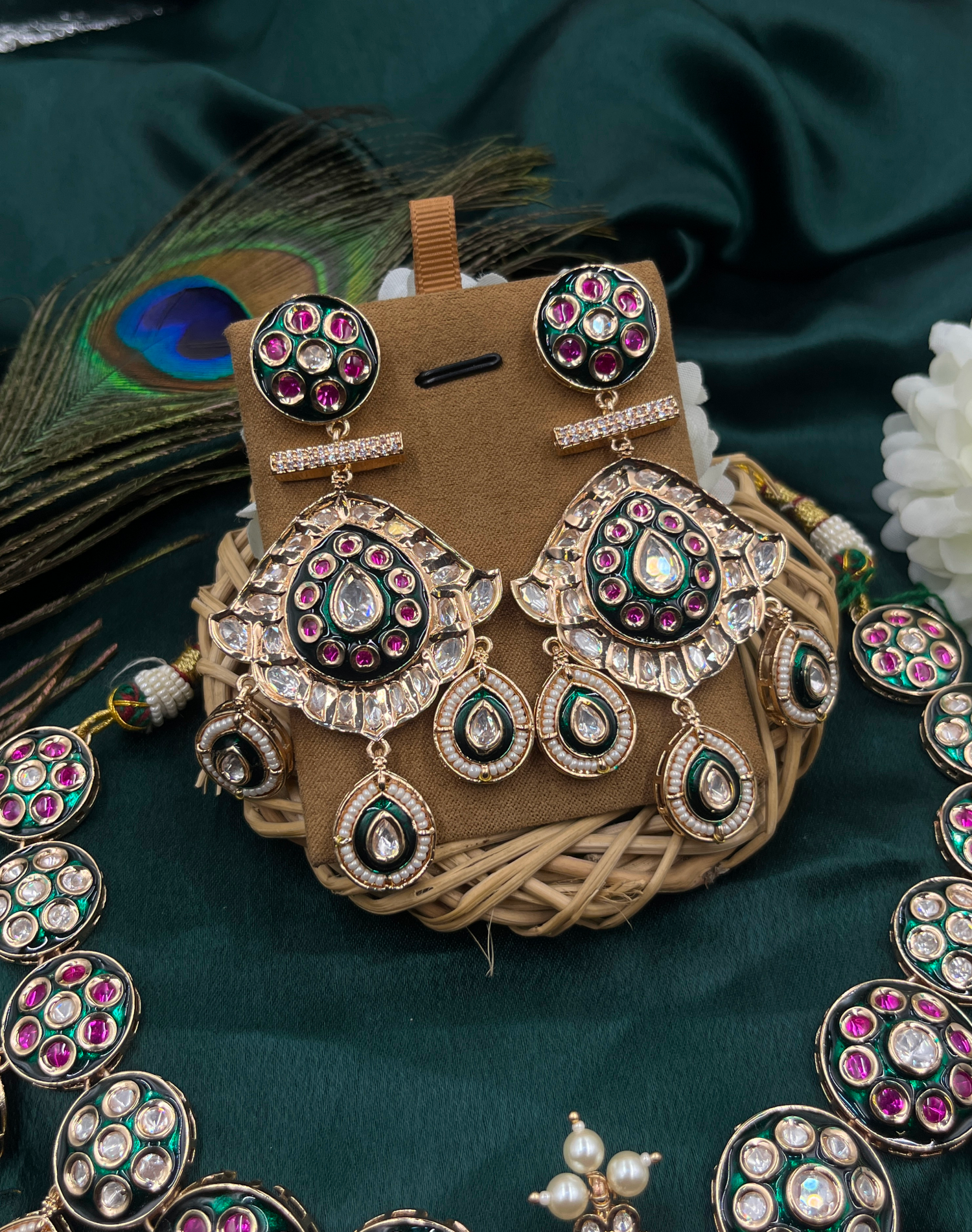 Meherbaan Moissanite Bridal Set