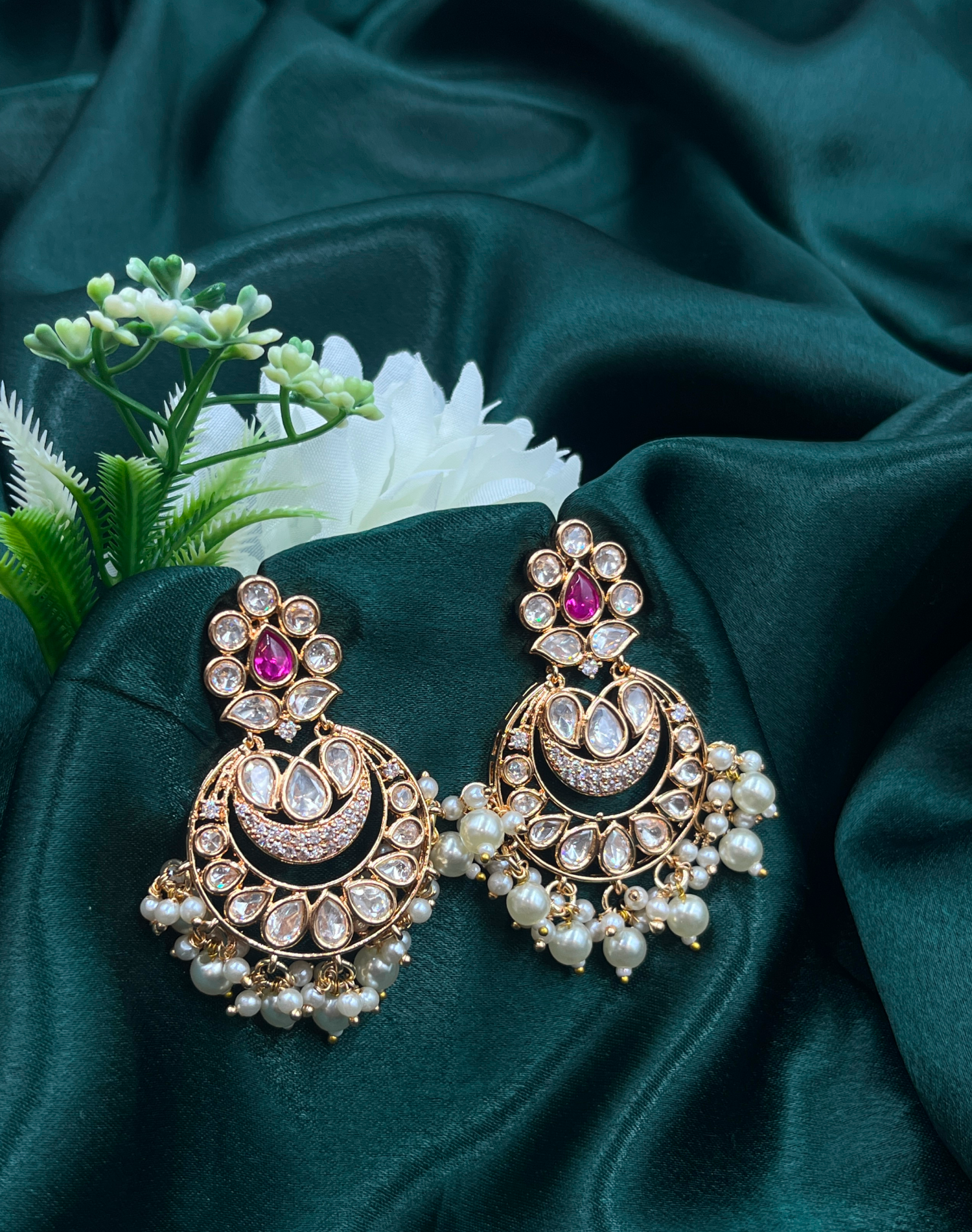 Rajwada Multicolor Kundan Bridal Set