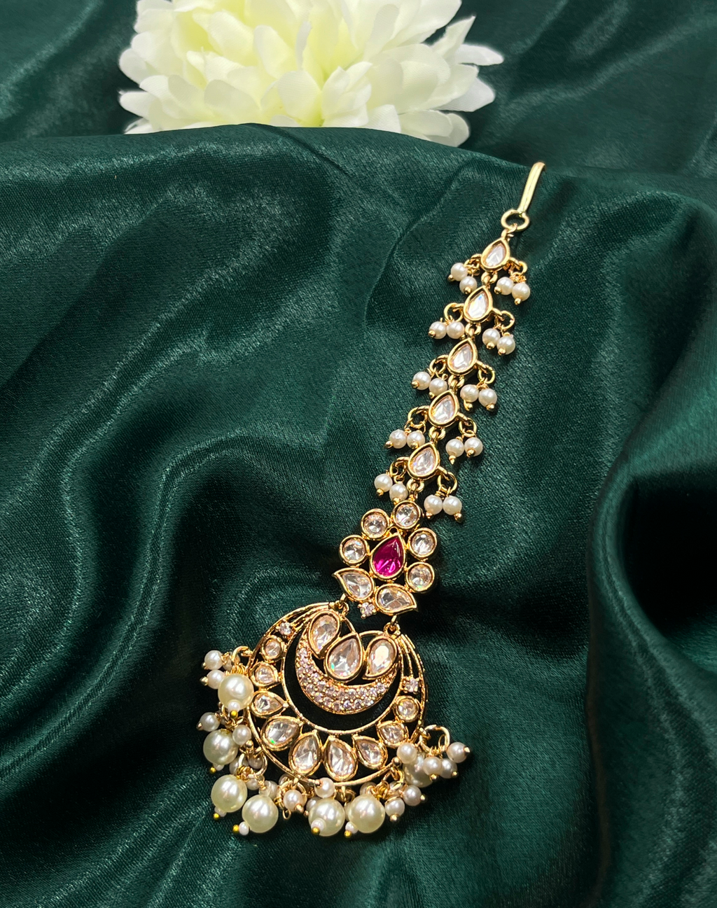 Rajwada Multicolor Kundan Bridal Set